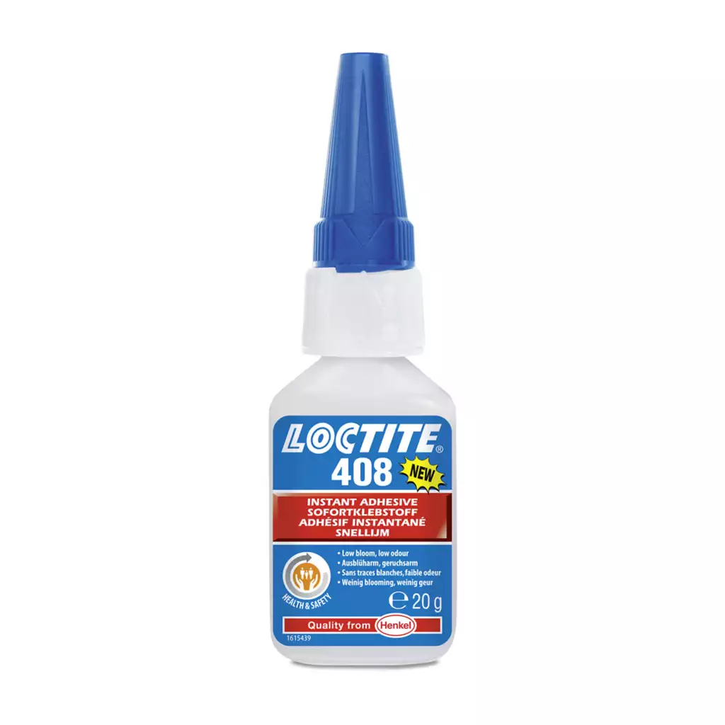 LOCTITE alacsony kifehéredésű pillanatragasztó 408