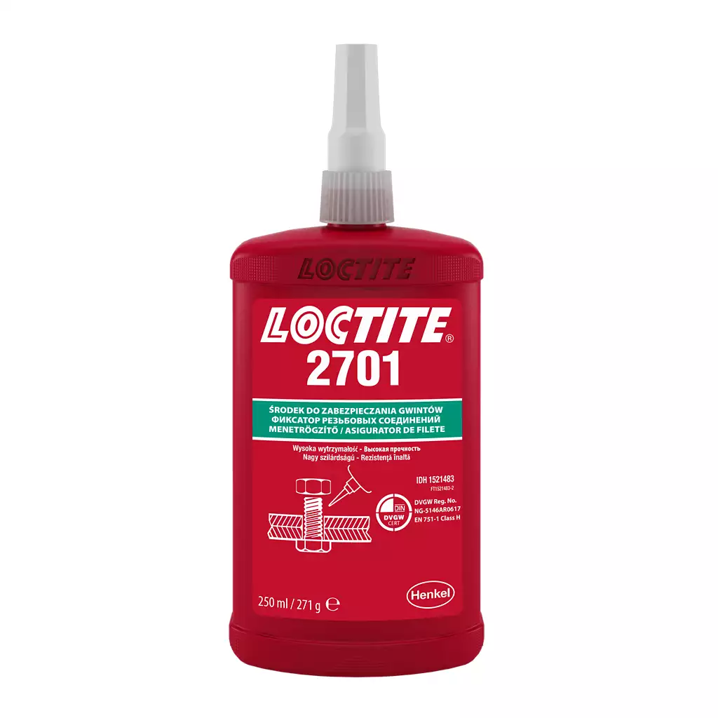 LOCTITE nagy szilárdságú menetrögzítő, 2701