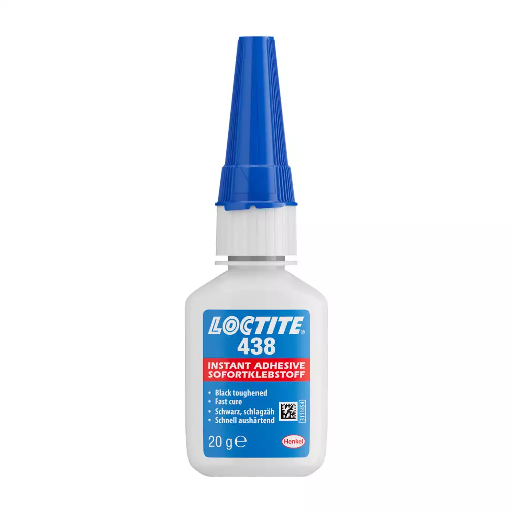 LOCTITE fekete pillanatragasztó rugalmas anyaghoz
